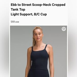 Ebb to Street Scoop-Neck Cropped Tank Top